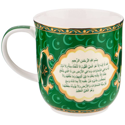 Кружка "СУРА" 400 мл зеленая (кор=36шт.) LEFARD 85-1779-2