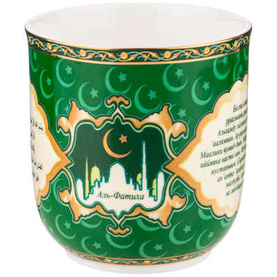 Кружка "СУРА" 400 мл зеленая (кор=36шт.) LEFARD 85-1781-1