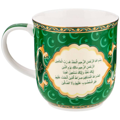 Кружка "СУРА" 400 мл зеленая (кор=36шт.) LEFARD 85-1781-2