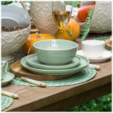 Салатник " TRENDY" 21, 5*7 см 1800 мл зеленый (мал.уп.=4шт, /кор=24шт.) LEFARD 85-1833