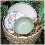 Салатник " TRENDY" 16, 5*6, 5 см 900 мл зеленый (мал.уп.=4шт./(кор=24шт.) LEFARD 85-1834