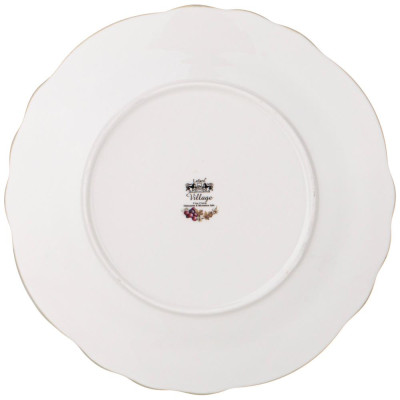 Набор тарелок обеденных "VILLAGE" инжир 2 шт. 25,5 см (кор=9наб.) LEFARD 85-1886-1