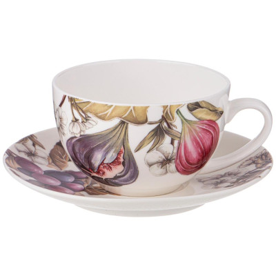 Чайный набор "VILLAGE" инжир на 6 пер. 12 пр. 300 мл (кор=12наб.) LEFARD 85-1891-1