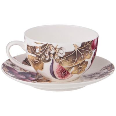 Чайный набор "VILLAGE" инжир на 6 пер. 12 пр. 300 мл (кор=12наб.) LEFARD 85-1891-2