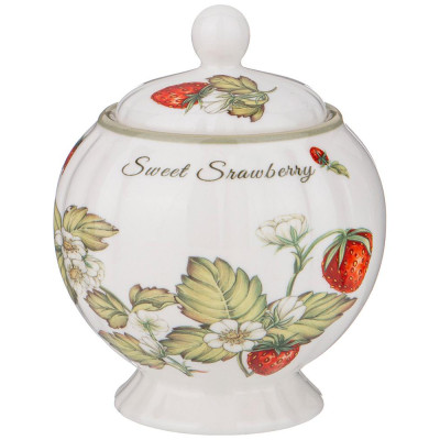Сахарница "STRAWBERRY" 400 мл (кор=36шт.) LEFARD 85-1900