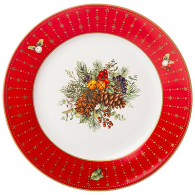 Тарелка закусочная "CELEBRATION" 20,5 см (кор=18шт.) LEFARD 85-1928