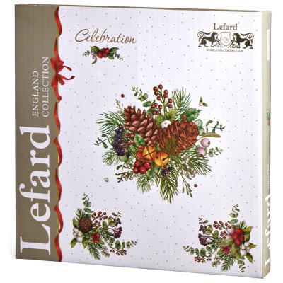 Тарелка закусочная "CELEBRATION" 20,5 см (кор=18шт.) LEFARD 85-1928-1-2