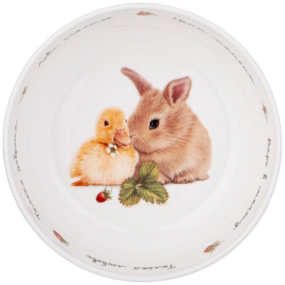 Салатник "ЛОВИ СЧАСТЬЕ" 15,5*5 см 600 мл (кор=18шт.) LEFARD 85-1973-1