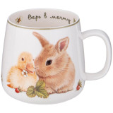 Кружка "ЛОВИ СЧАСТЬЕ" 400 мл (кор=36шт.) LEFARD 85-1974