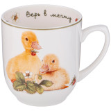 Кружка "ЛОВИ СЧАСТЬЕ" 380 мл (кор=24шт.) LEFARD 85-1976