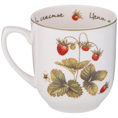 Кружка "ЛОВИ СЧАСТЬЕ" 380 мл (кор=24шт.) LEFARD 85-1976-1