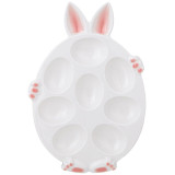 Блюдо для 8 яиц "SUNDAY" 25,5*17,5*2,5 см (кор=12шт.) LEFARD 85-2001