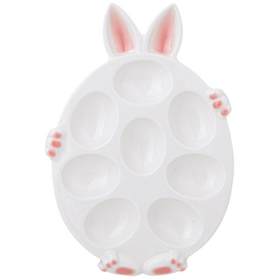 Блюдо для 8 яиц "SUNDAY" 25,5*17,5*2,5 см (кор=12шт.) LEFARD 85-2001