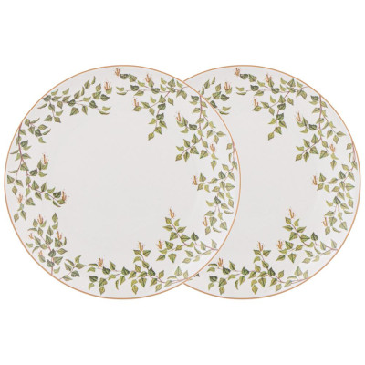 Набор тарелок закусочных "БЕРЕЗКИ" 2 шт. 20,5 см (кор=9наб.) LEFARD 85-2012