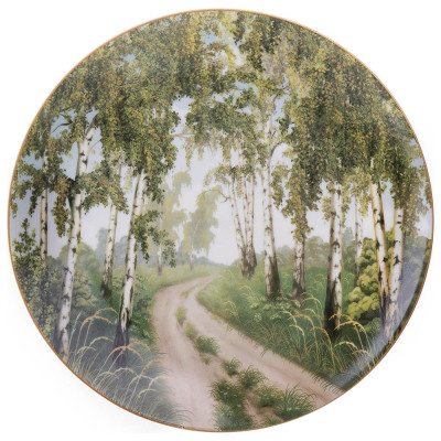 Тарелка закусочная "БЕРЕЗКИ" 20,5 см (кор=18шт.) LEFARD 85-2013