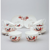 Чайный набор  " ЛЕСНАЯ СКАЗКА"  на 6 пер. 12 пр. 300 мл (кор=6наб.) LEFARD 85-2032