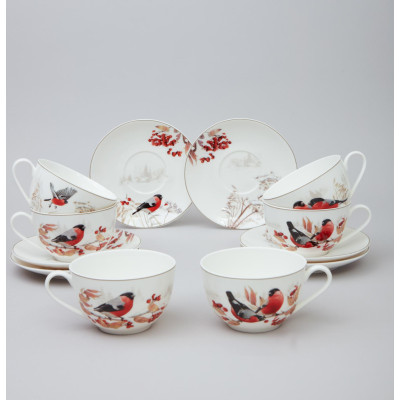 Чайный набор  " ЛЕСНАЯ СКАЗКА"  на 6 пер. 12 пр. 300 мл (кор=6наб.) LEFARD 85-2032