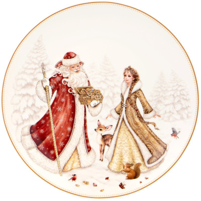 Тарелка закусочная  " МОРОЗКО"  20, 5 см (кор=18шт.) LEFARD 85-2038