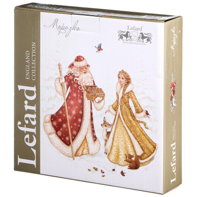 Набор тарелок закусочных "МОРОЗКО" 4 шт. 20,5 см (кор=6наб.) LEFARD 85-2038-1-3