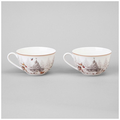 Чайный набор  " МОРОЗКО"  на 2 пер. 4 пр. 300 мл (кор=12наб.) LEFARD 85-2045-5