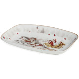 Блюдо "МОРОЗКО" прямоуг. 25х16х3 см (кор=12шт.) LEFARD 85-2046