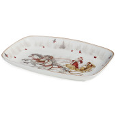 Блюдо "МОРОЗКО" прямоуг. 25х16х3 см (кор=12шт.) LEFARD 85-2046