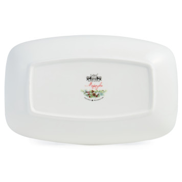 Блюдо "МОРОЗКО" прямоуг. 25х16х3 см (кор=12шт.) LEFARD 85-2046-1