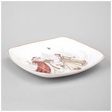 Блюдо "МОРОЗКО" квадратное 25x4 cm (кор=12шт.) LEFARD 85-2047-1