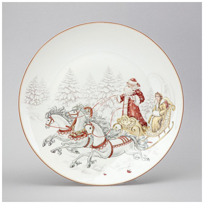 Тарелка обеденная  " МОРОЗКО"  26 см (кор=18шт.) LEFARD 85-2057