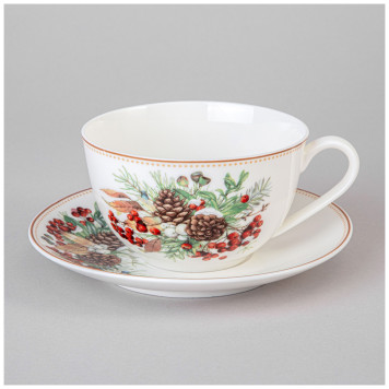 Чайный набор  " МОРОЗКО"  на 2 пер. 4 пр. 300 мл (кор=12наб.) LEFARD 85-2061-1