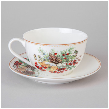 Чайный набор  " МОРОЗКО"  на 2 пер. 4 пр. 300 мл (кор=12наб.) LEFARD 85-2061-2