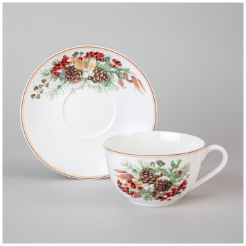 Чайный набор  " МОРОЗКО"  на 2 пер. 4 пр. 300 мл (кор=12наб.) LEFARD 85-2061-3