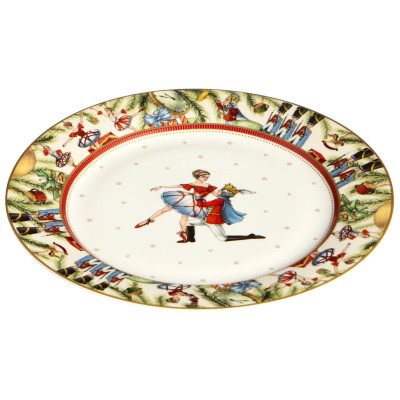 Набор тарелок обеденных " ЩЕЛКУНЧИК" 2 шт. 27 см (кор=9наб.) LEFARD 85-2063-1-1