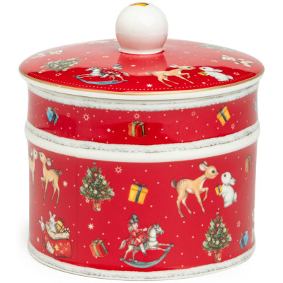 Банка "С НОВЫМ ГОДОМ!" 11,5*12 см 500 мл (кор=18шт.) LEFARD 85-2066-1-1