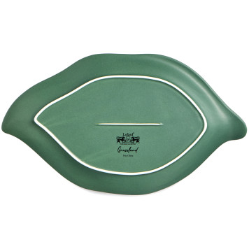 Блюдо "GRASSLAND" в форме листа 36,5*21*3 см LEFARD 85-2077-3