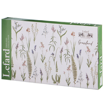 Блюдо "GRASSLAND" в форме листа 36,5*21*3 см LEFARD 85-2077-4