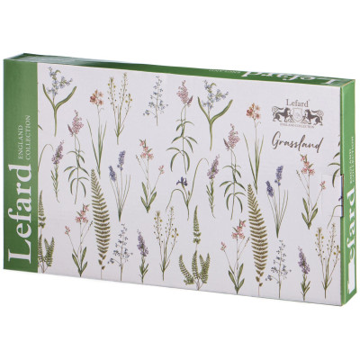 Блюдо "GRASSLAND" в форме листа 36,5*21*3 см LEFARD 85-2077-4