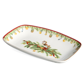 Блюдо " ЩЕЛКУНЧИК" 25,3*16,3*3,2 см (кор=12шт.) LEFARD 85-2084