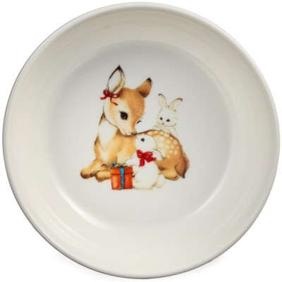 Набор посуды "C НОВЫМ ГОДОМ" 3 пр.: салатник 800 мл, тарелка 19 см, кружка 400 мл (кор=8наб.) LEFARD 85-2086-6