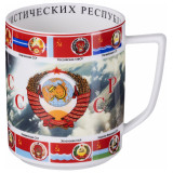 Кружка "РОЖДЕННЫМ В СССР" 630 мл (кор=24шт.) LEFARD 85-2088