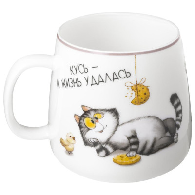 Кружка "СЧАСТЬЕ ЕСТЬ" 450 мл LEFARD 85-2089-1