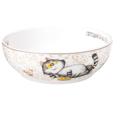 Салатник "СЧАСТЬЕ ЕСТЬ" 15,5*5 см 600 мл LEFARD 85-2095