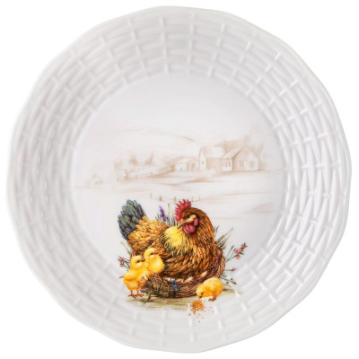 Тарелка закусочная "SUNDAY" 20,5 см (кор=24шт.) LEFARD 85-2098