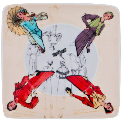 Чайный набор "FASHION QUEEN" на 2 пер. 4 пр. 180 мл (кор=24наб.) LEFARD 86-1635-1