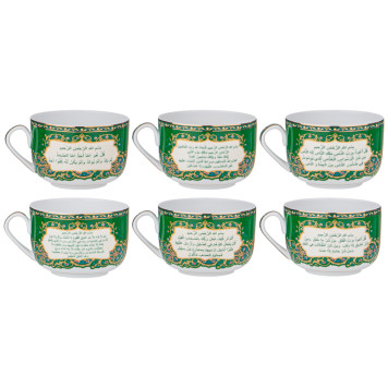 Чайный набор "СУРЫ ИЗ КОРАНА" на 6 пер. 12 пр. 260 мл (кор=6наб.) LEFARD 86-1774-4