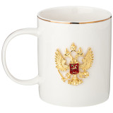 Кружка "ГЕРБ" 350 мл (кор=36шт.) LEFARD 86-2025