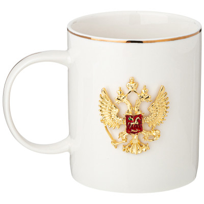 Кружка "ГЕРБ" 350 мл (кор=36шт.) LEFARD 86-2025