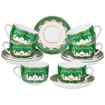 Чайный набор "МЕЧЕТЬ" на 6 пер. 12 пр. 260 мл (кор=6наб.) LEFARD 86-2207