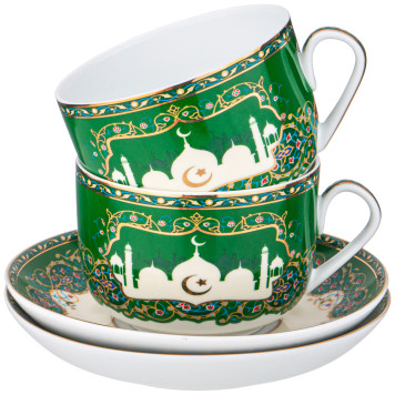 Чайный набор "МЕЧЕТЬ" на 6 пер. 12 пр. 260 мл (кор=6наб.) LEFARD 86-2207-3