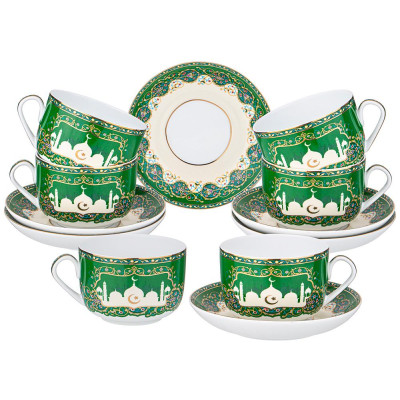 Чайный набор "МЕЧЕТЬ" на 6 пер. 12 пр. 260 мл (кор=6наб.) LEFARD 86-2207
